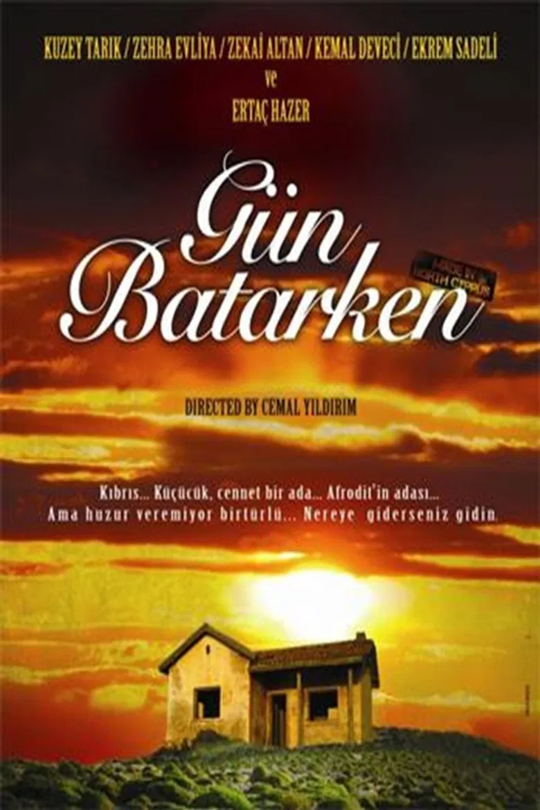 Gün Batarken poster background