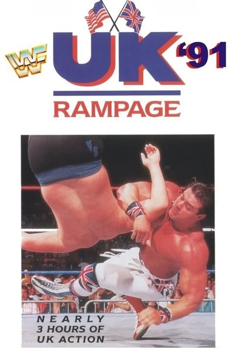 WWE U.K. Rampage 1991 poster background