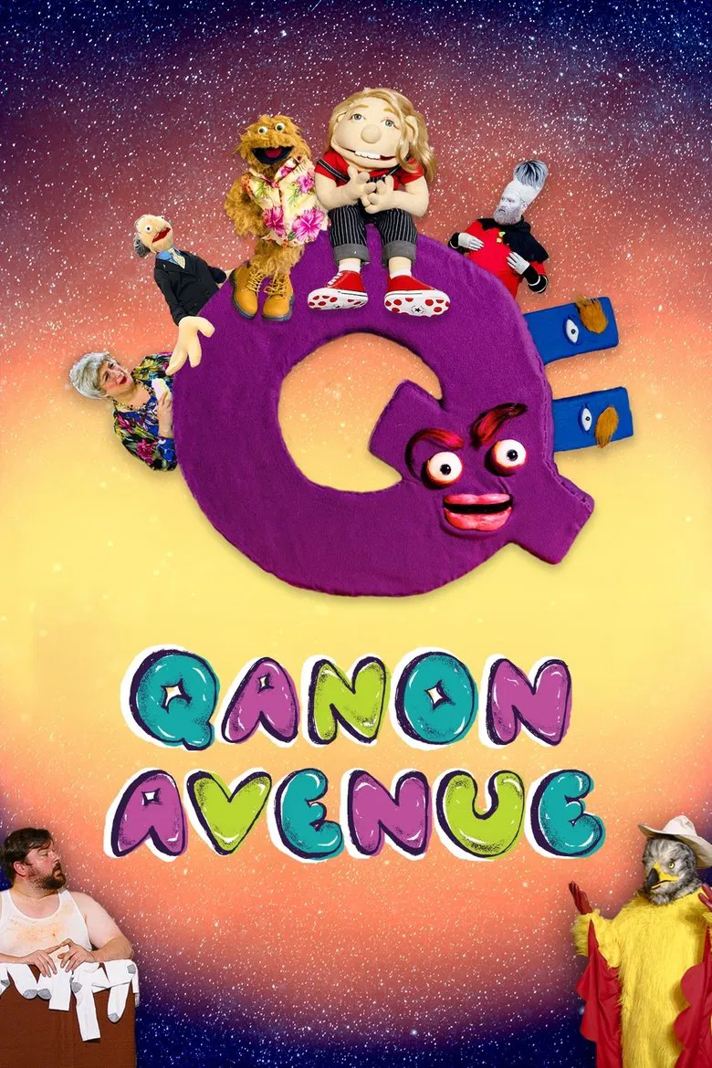 QAnon Avenue poster background
