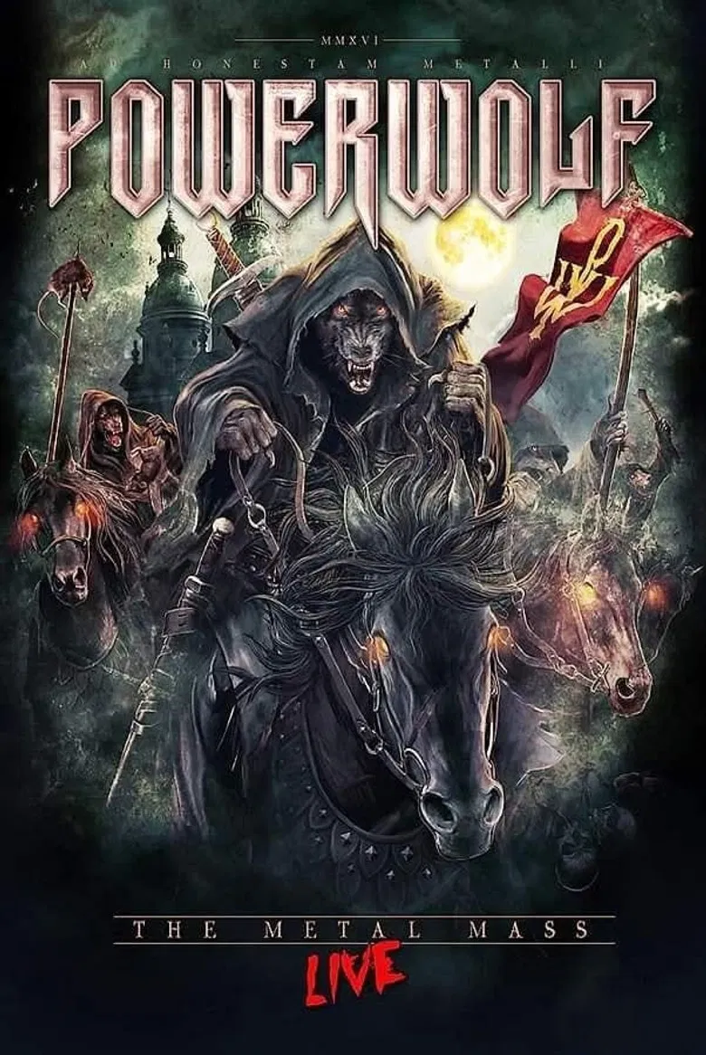 Powerwolf Live at Oberhausen 2015 poster background