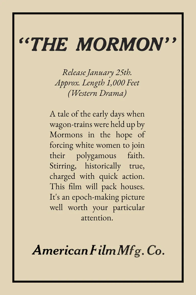 The Mormon poster background