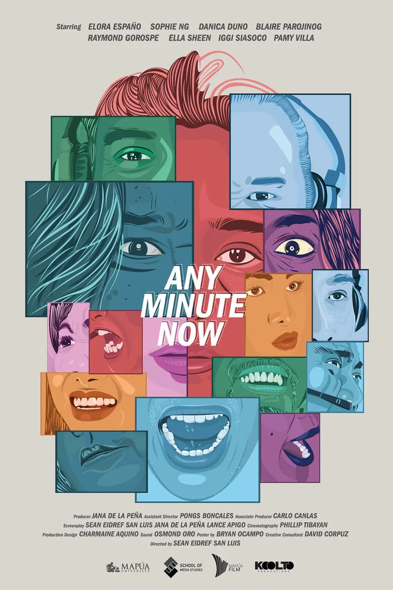 Any Minute Now poster background
