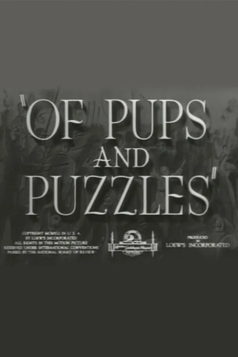Of Pups and Puzzles poster background