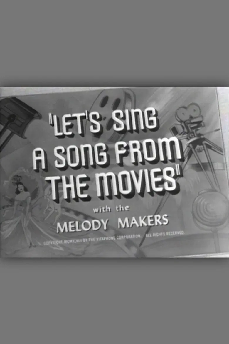 Let's Sing a Song from the Movies poster background