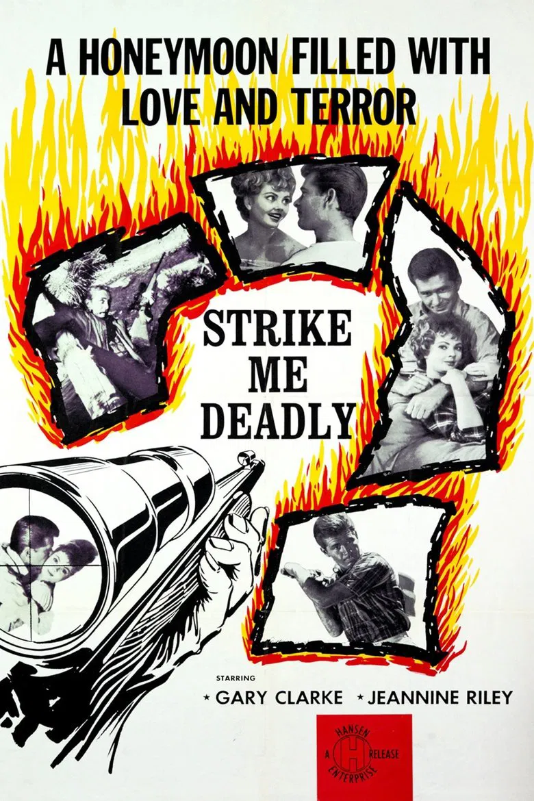 Strike Me Deadly poster background
