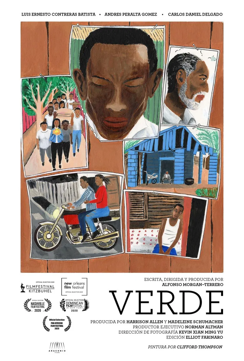 Verde poster background