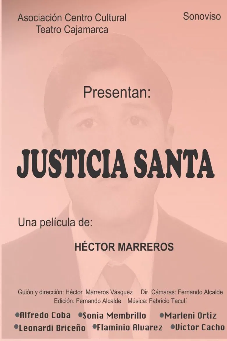 Justicia santa poster background