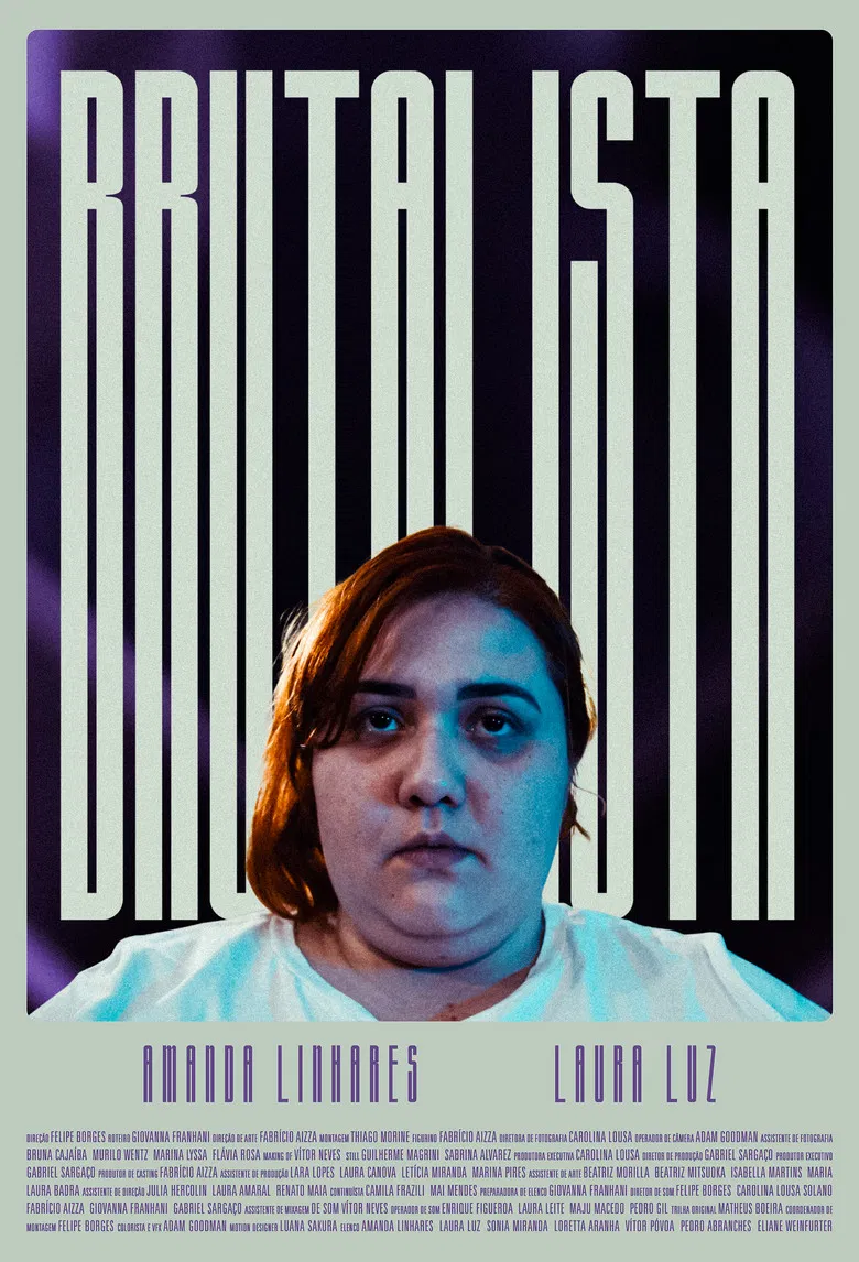 Brutalist poster background