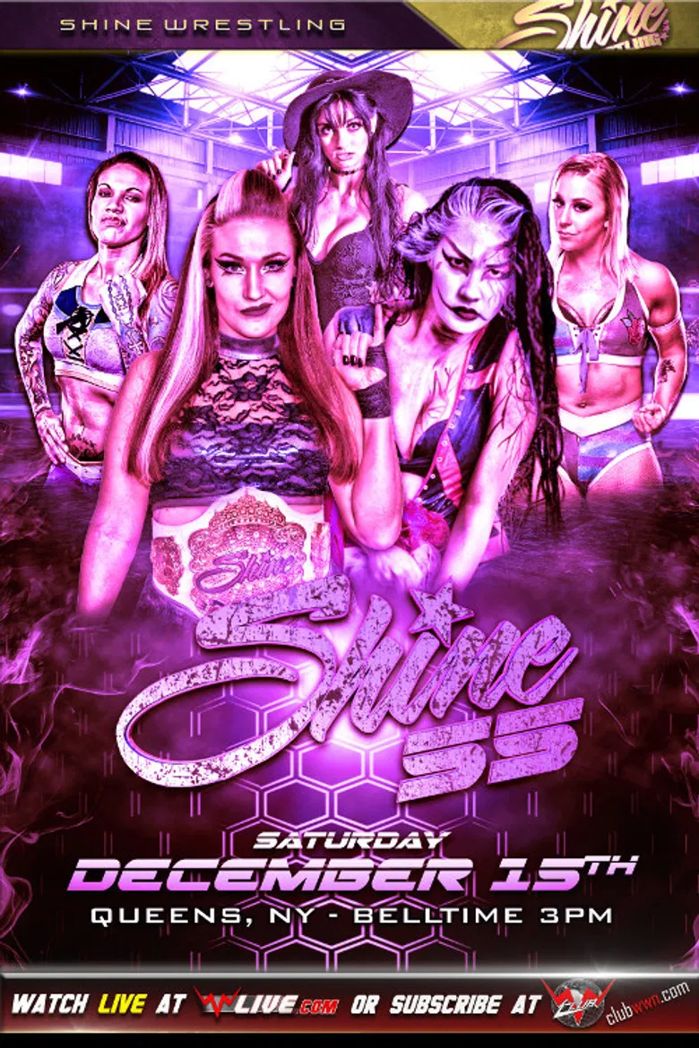 SHINE 55 poster background
