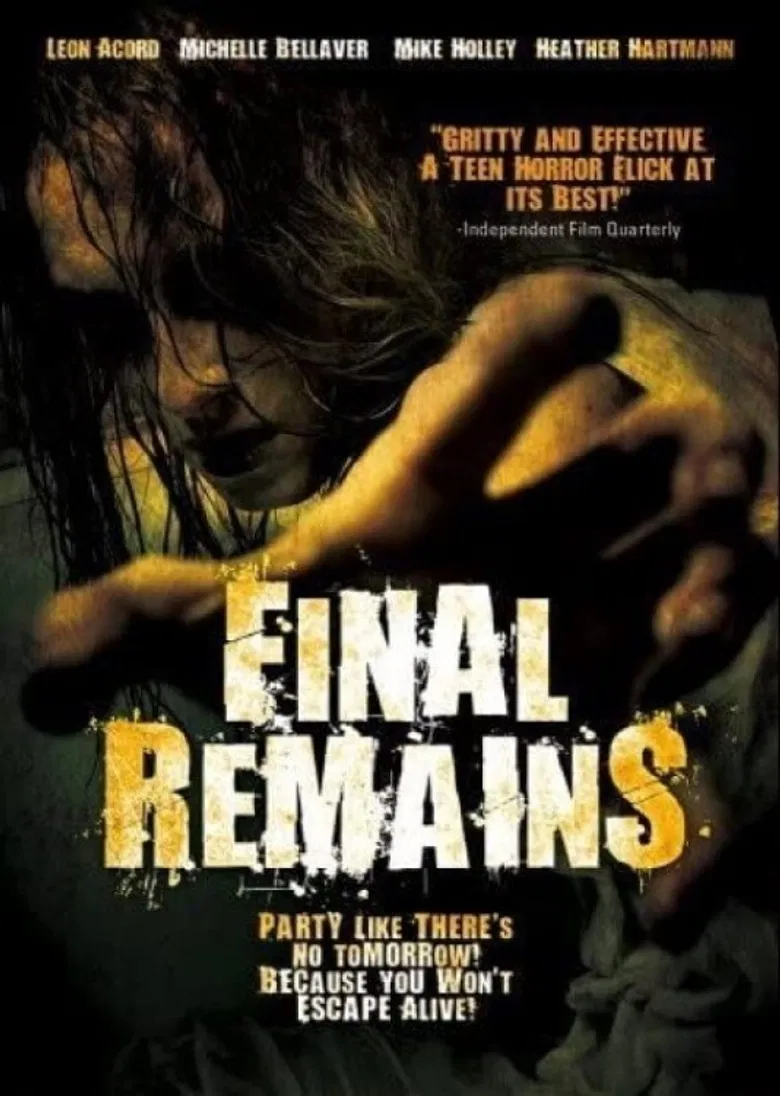 Final Remains poster background