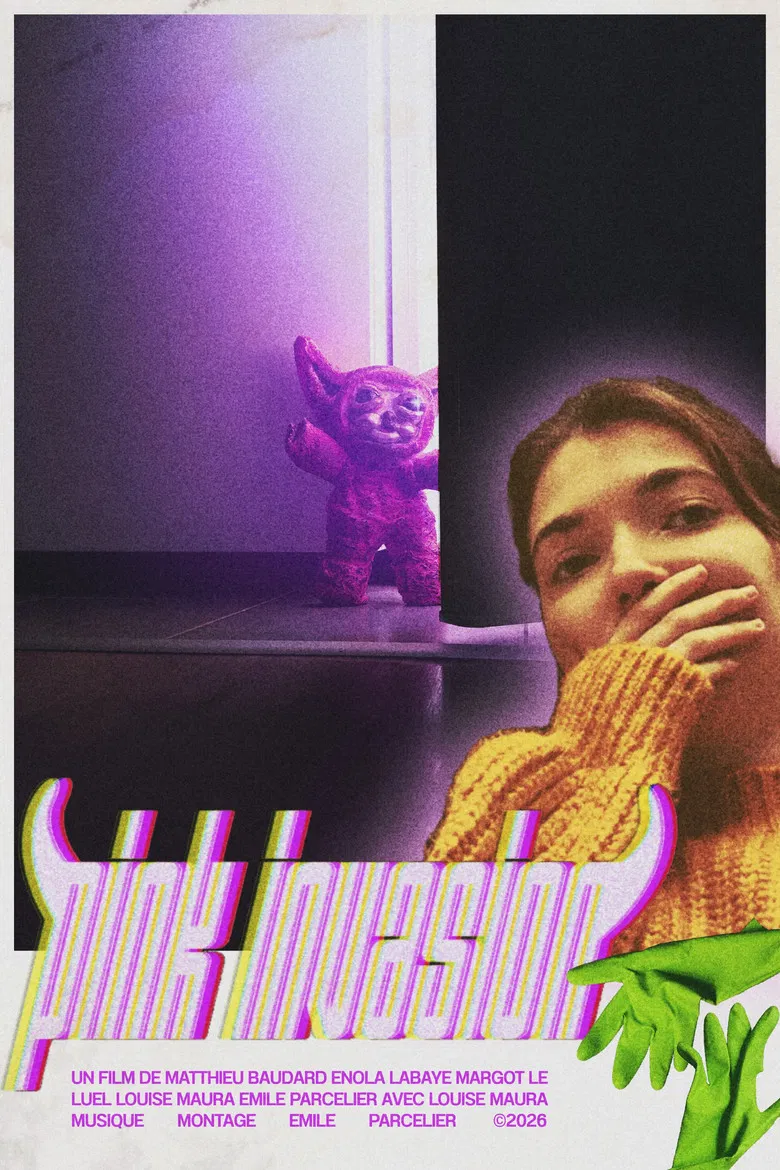 Pink Invasion poster background