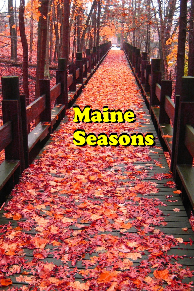 Maine Seasons poster background