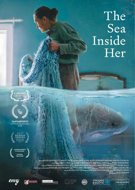 The Sea Inside Her poster background