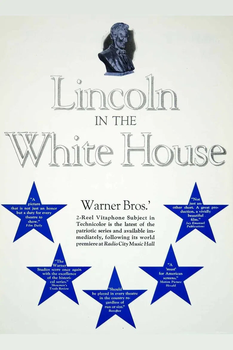 Lincoln in the White House poster background