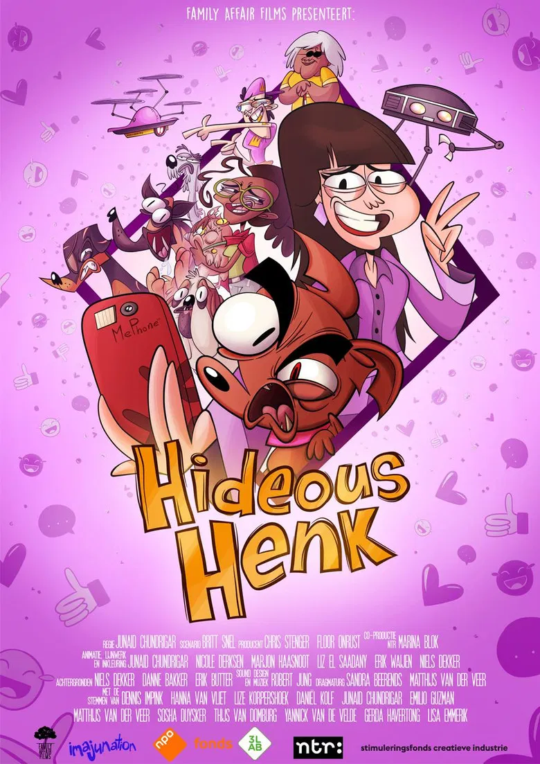 Hideous Henk poster background