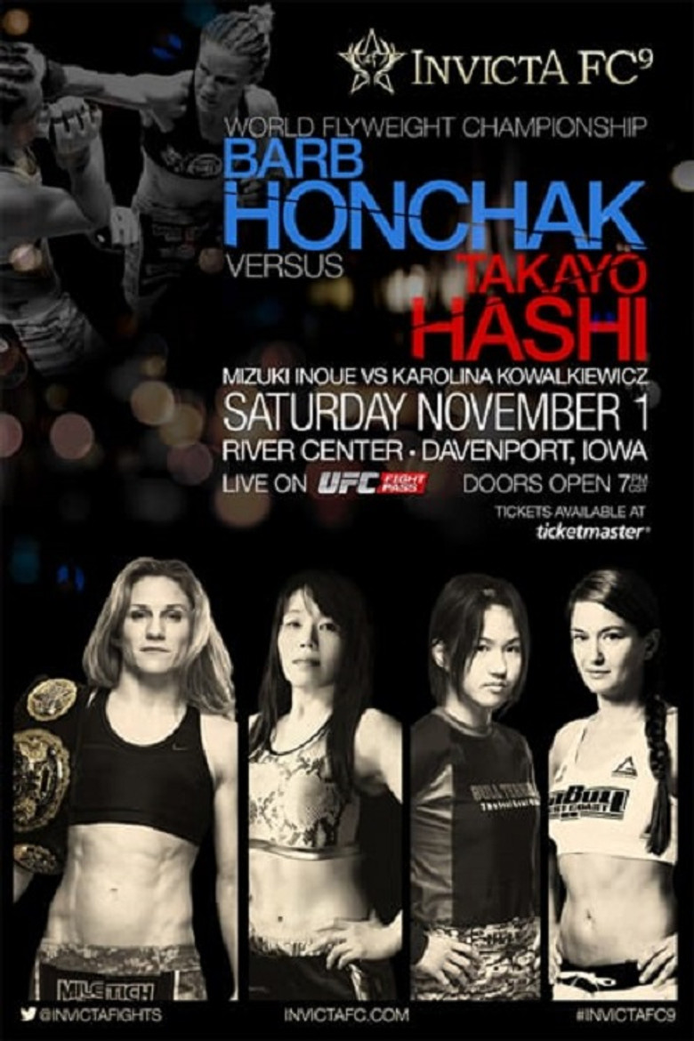 Invicta FC 9: Honchak vs. Hashi poster background
