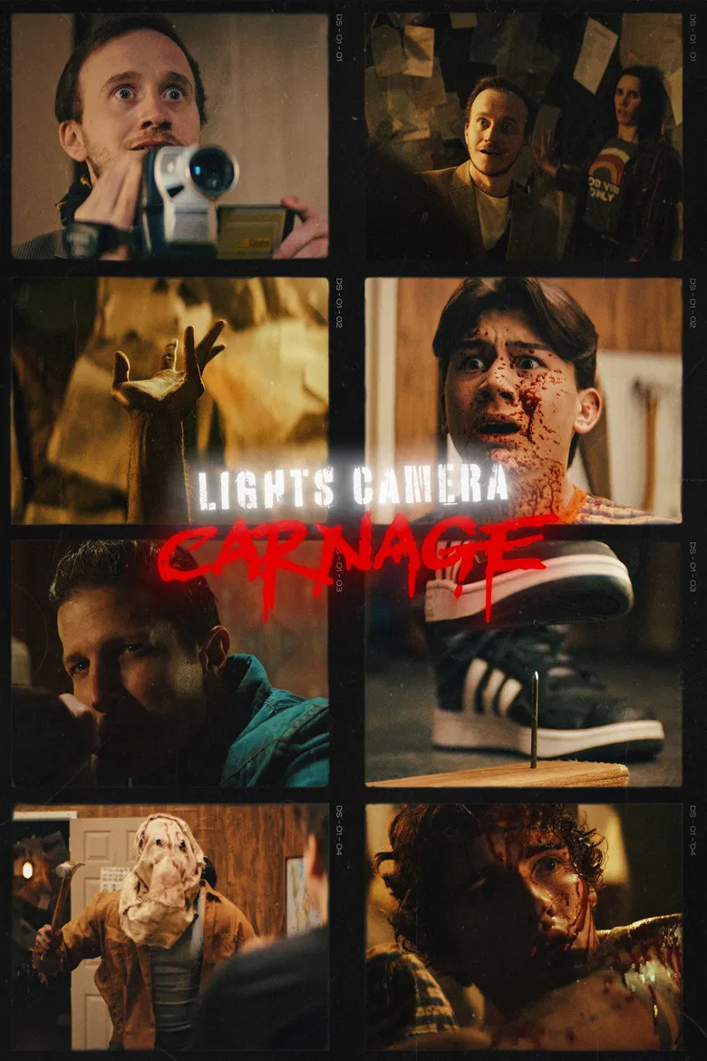 Lights Camera Carnage poster background