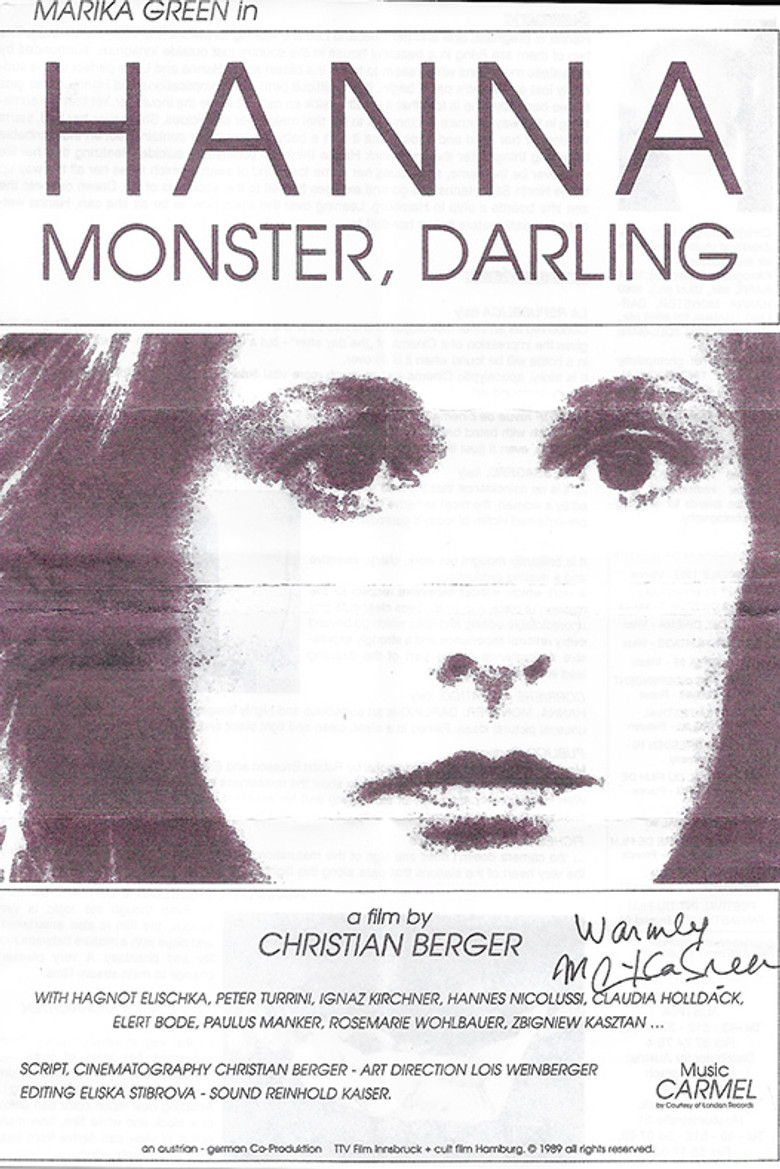Hanna Monster, Darling poster background