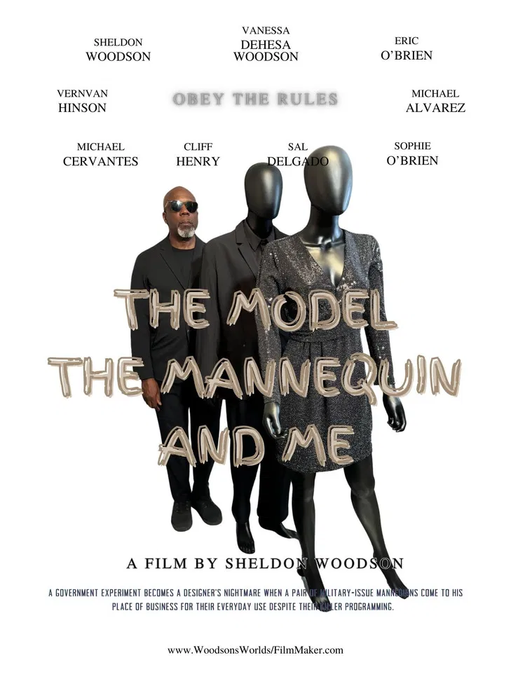 The Model, The Mannequin, and Me poster background