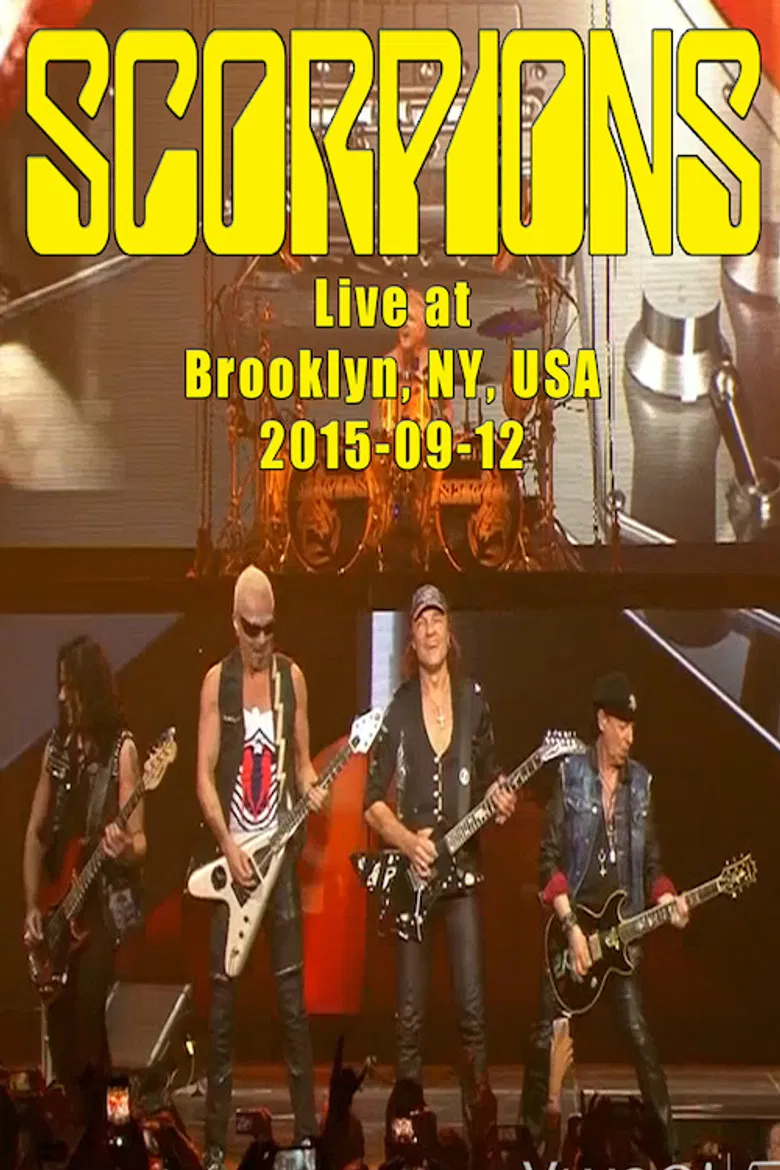 Scorpions - Live at Brooklyn, NY, USA 2015-09-12 poster background