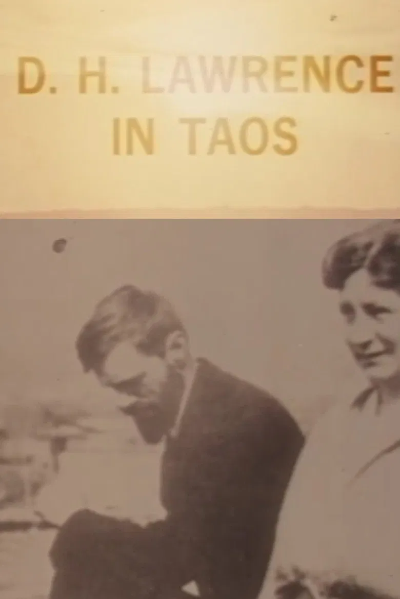 D H Lawrence in Taos poster background