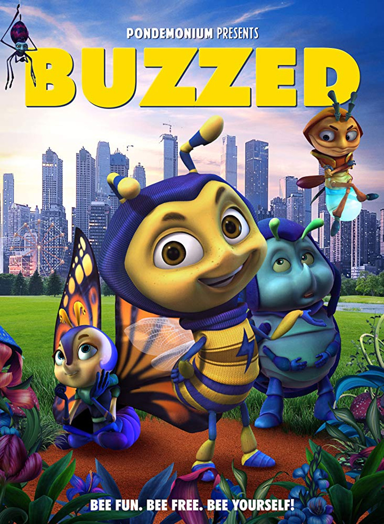 Buzzed poster background