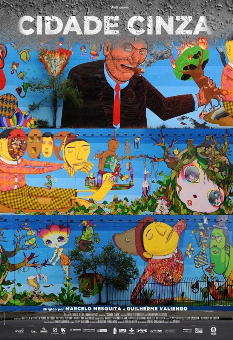 Grey City poster background