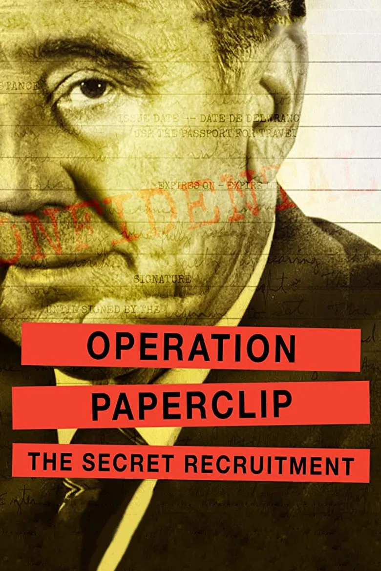 Operation Paperclip: The Secret Recruitment poster background