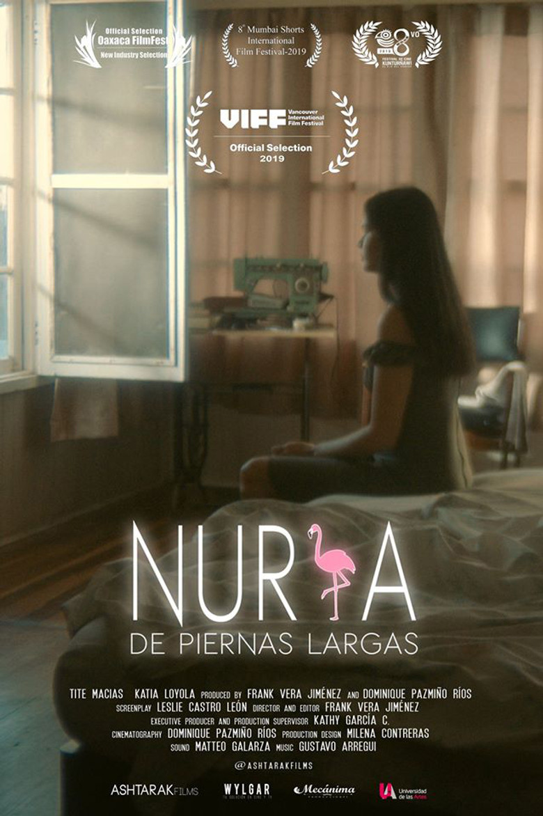 Long-Legged Nuria poster background