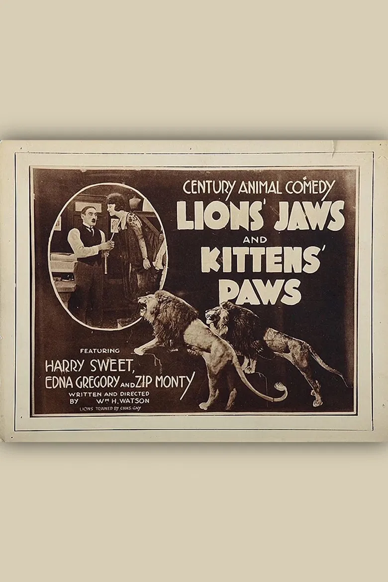 Lion's Jaws and Kitten's Paws poster background