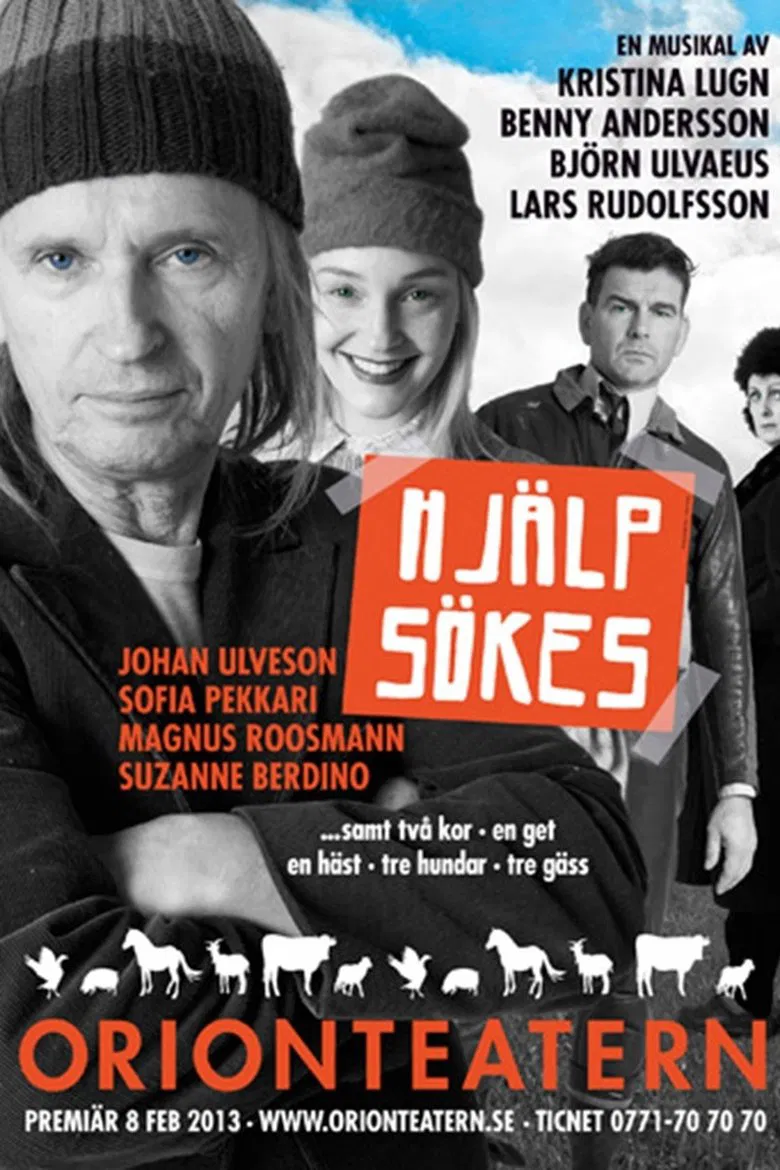 Hjälp sökes poster background