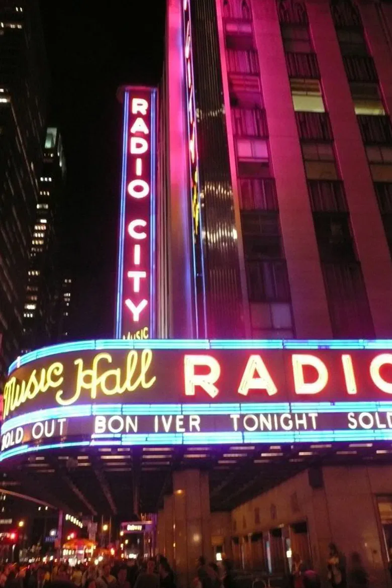 Bon Iver Live From Radio City poster background