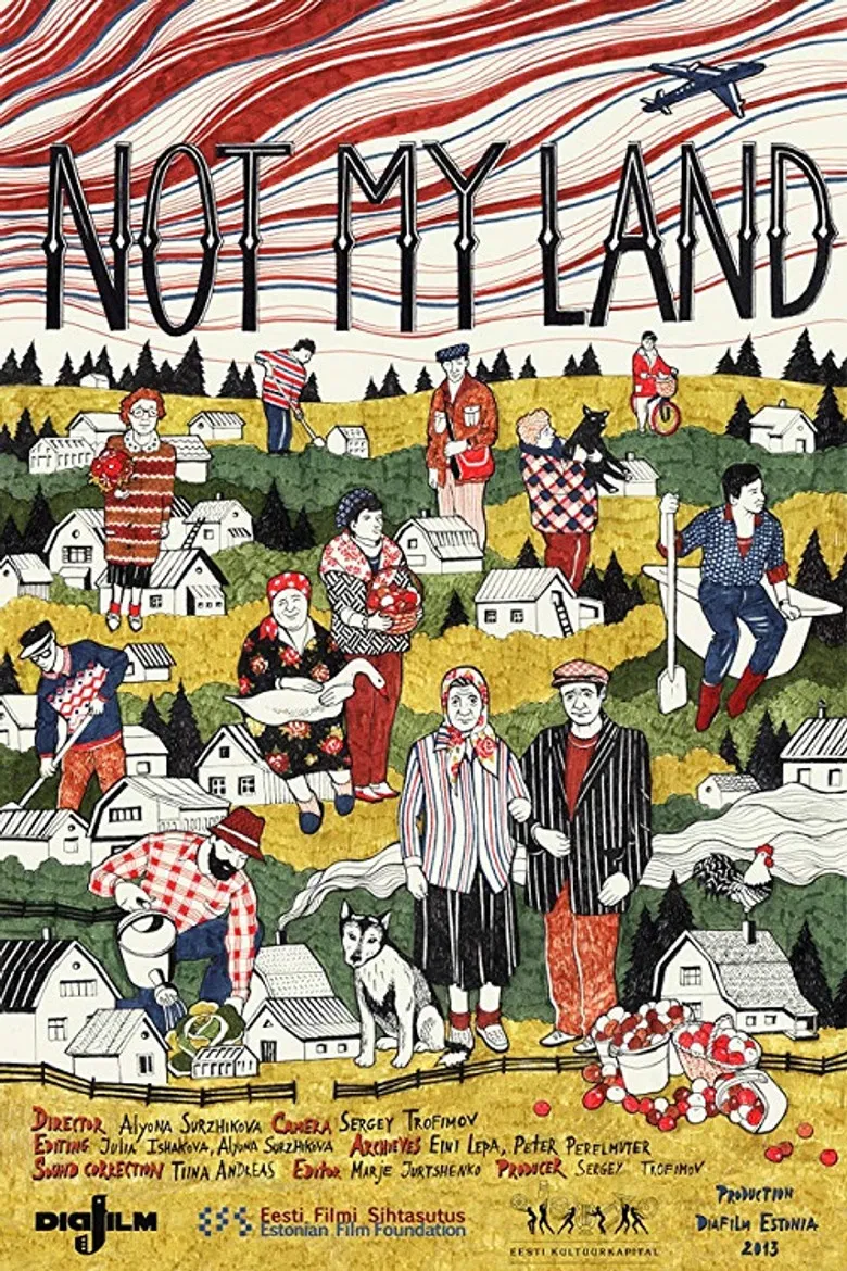 Not My Land poster background
