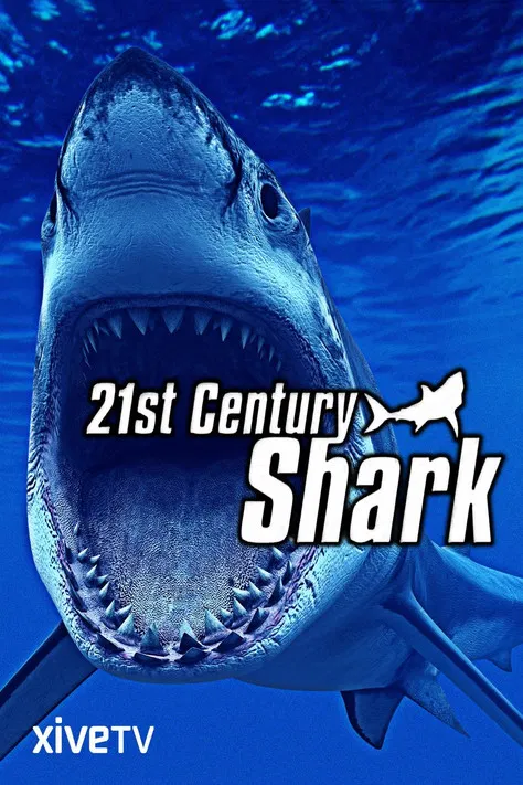 21st Century Shark poster background