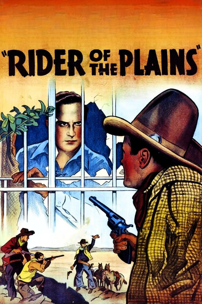 A Rider of the Plains poster background