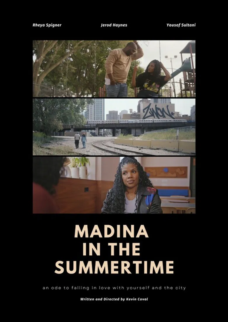 Madina in the Summertime poster background