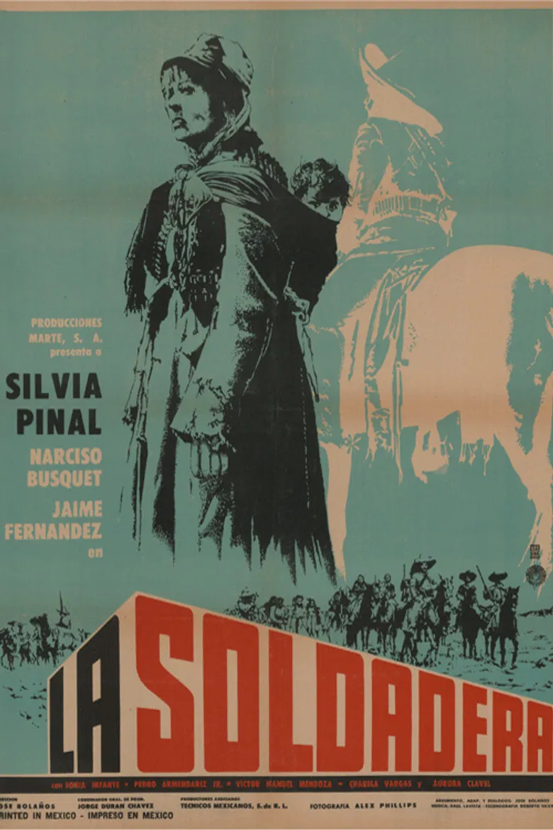 La soldadera poster background