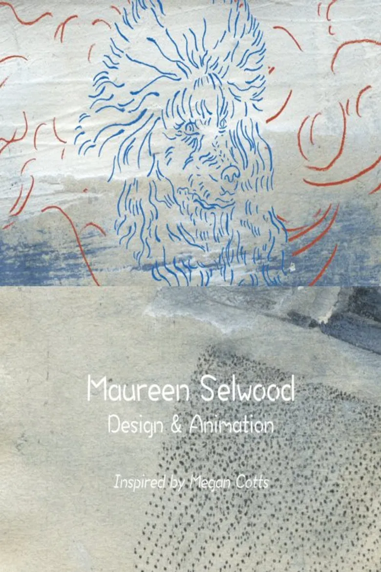 Blue Poodle Chair poster background