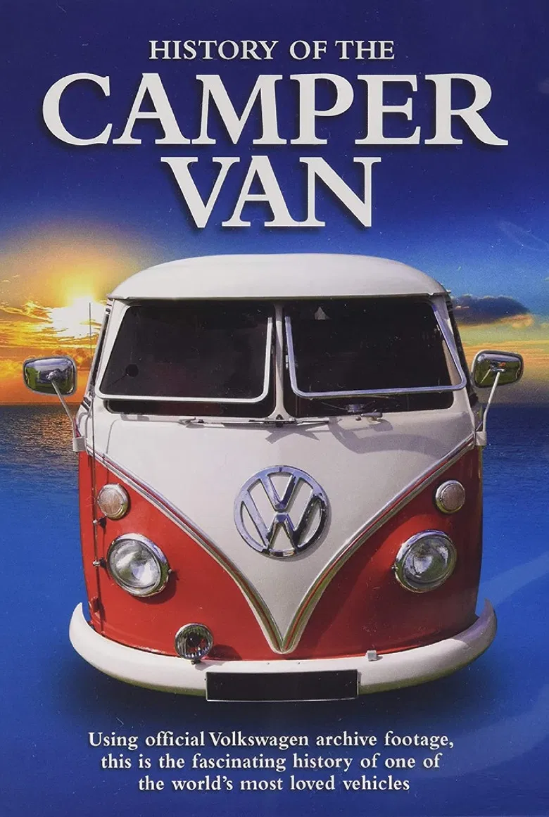 History of the VW Campervan poster background