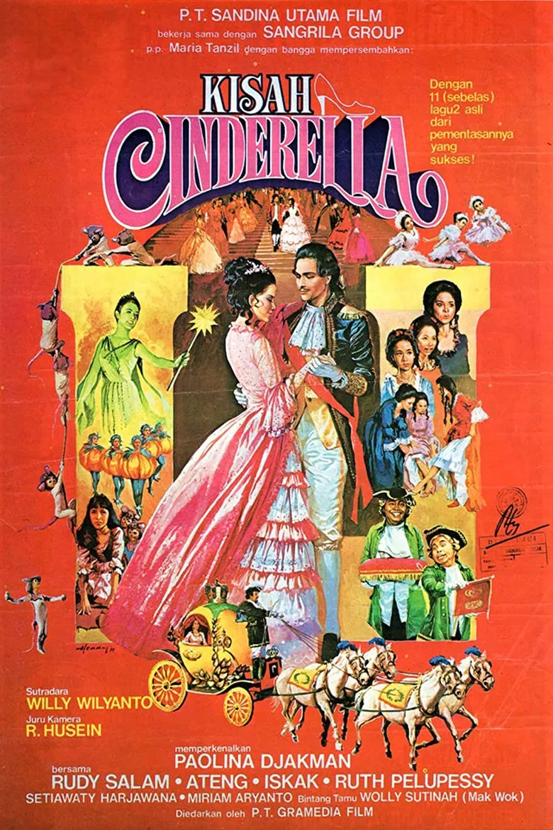 Kisah Cinderella poster background