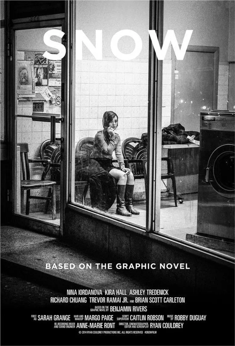 Snow poster background