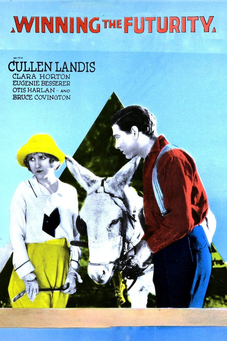 Winning the Futurity poster background