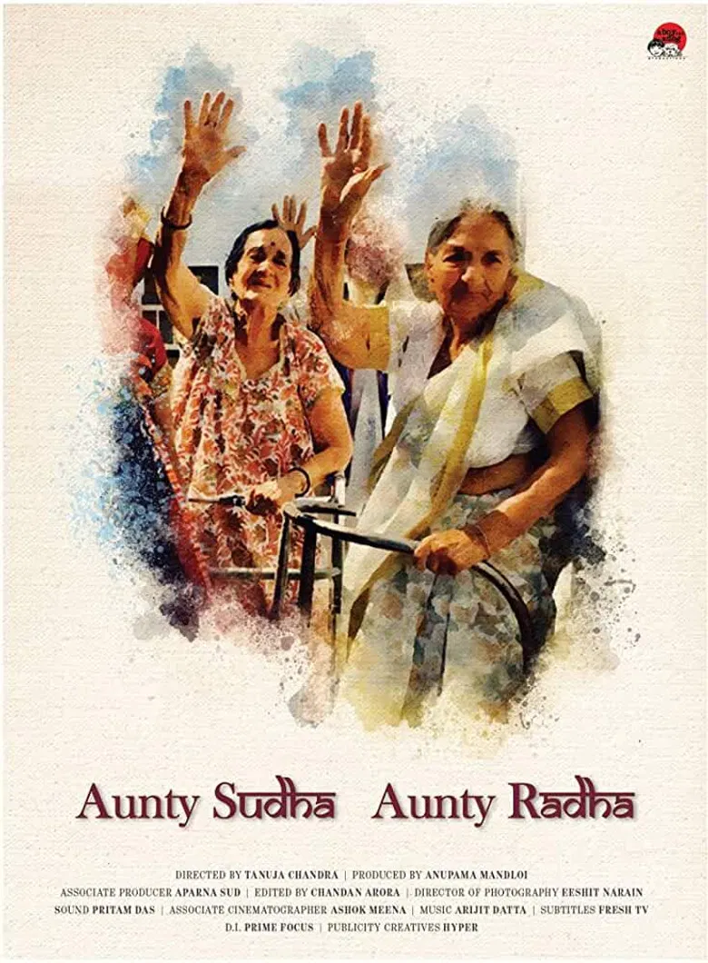 Aunty Sudha Aunty Radha poster background