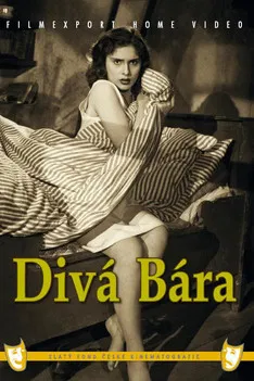 Divá Bára poster background