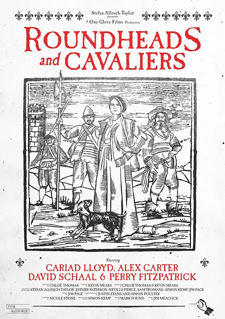Roundheads and Cavaliers poster background
