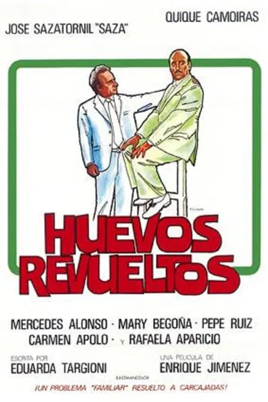 Huevos revueltos poster background