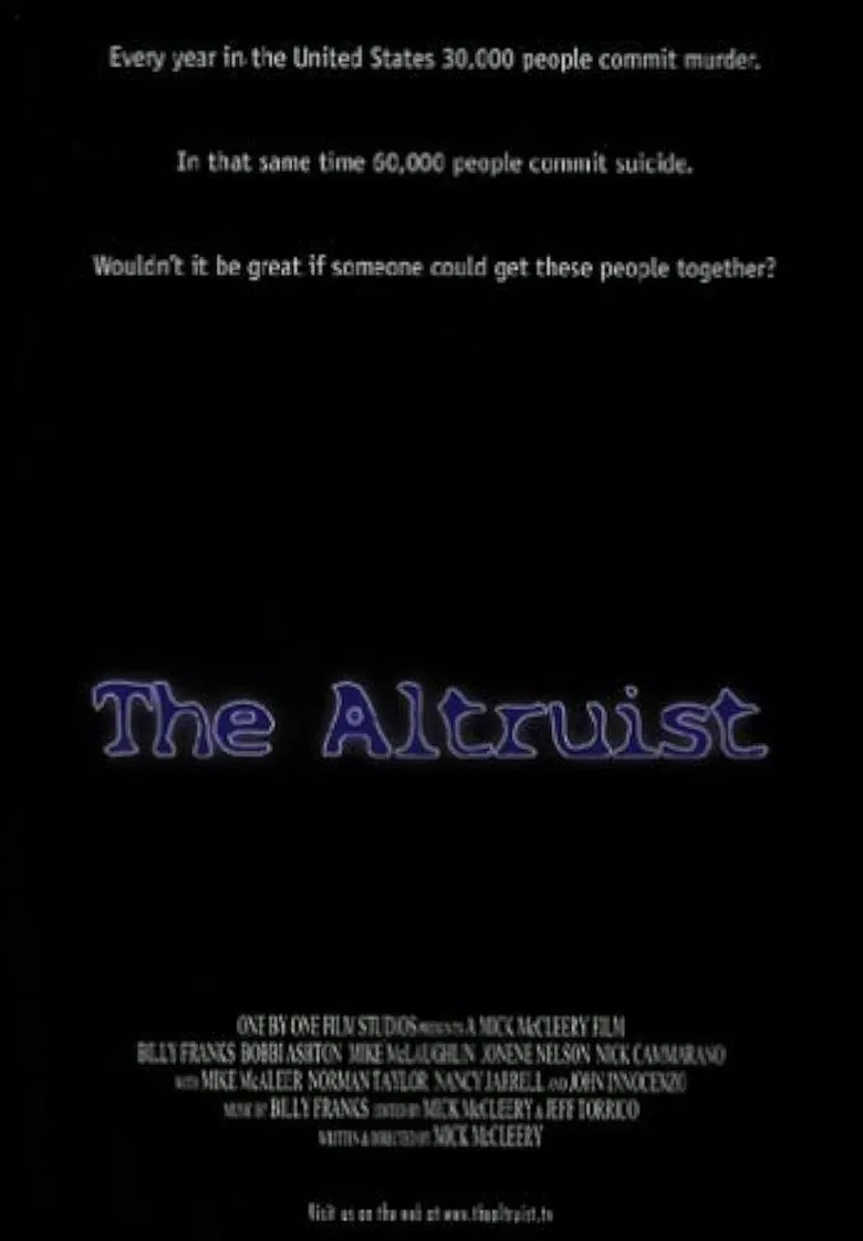 The Altruist poster background