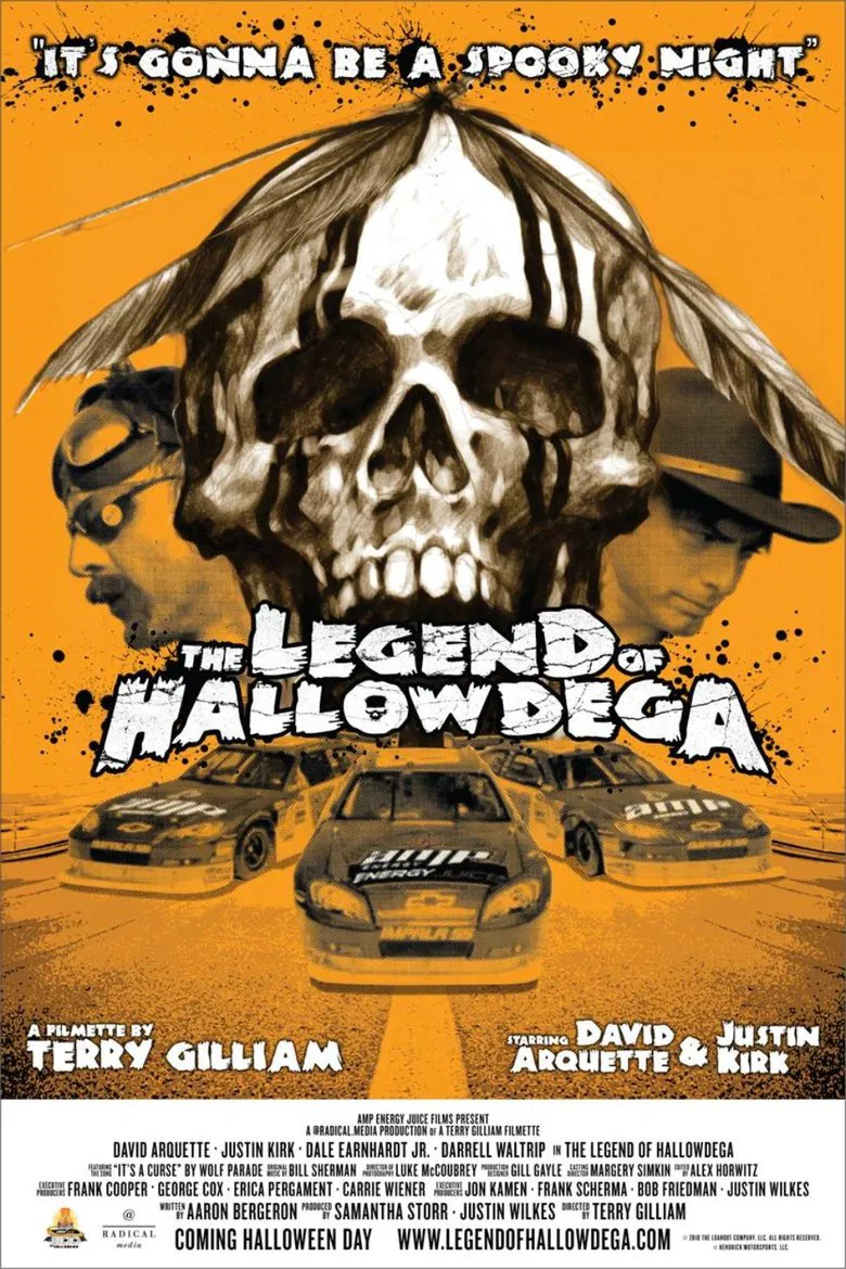 The Legend of Hallowdega poster background