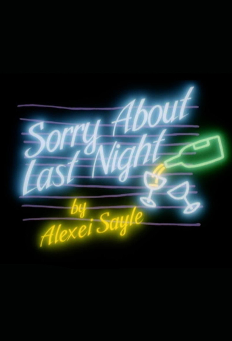 Sorry About Last Night poster background