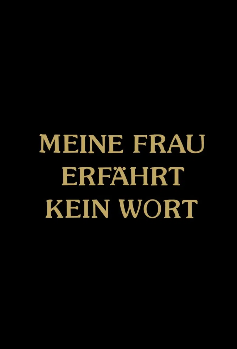 Meine Frau erfährt kein Wort poster background
